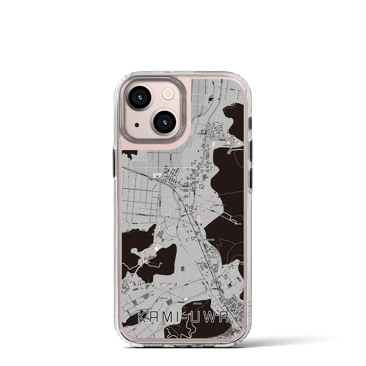 【上宇和(愛媛県)】地図柄iPhoneケース(MagSafeタイプ)