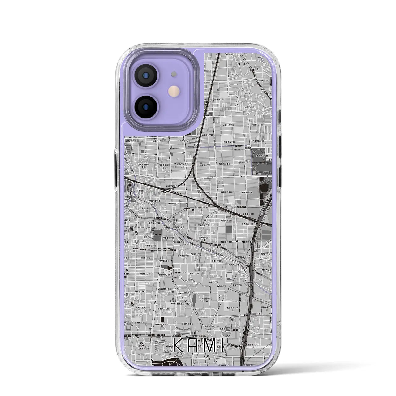 【加美(大阪府)】地図柄iPhoneケース(MagSafeタイプ)