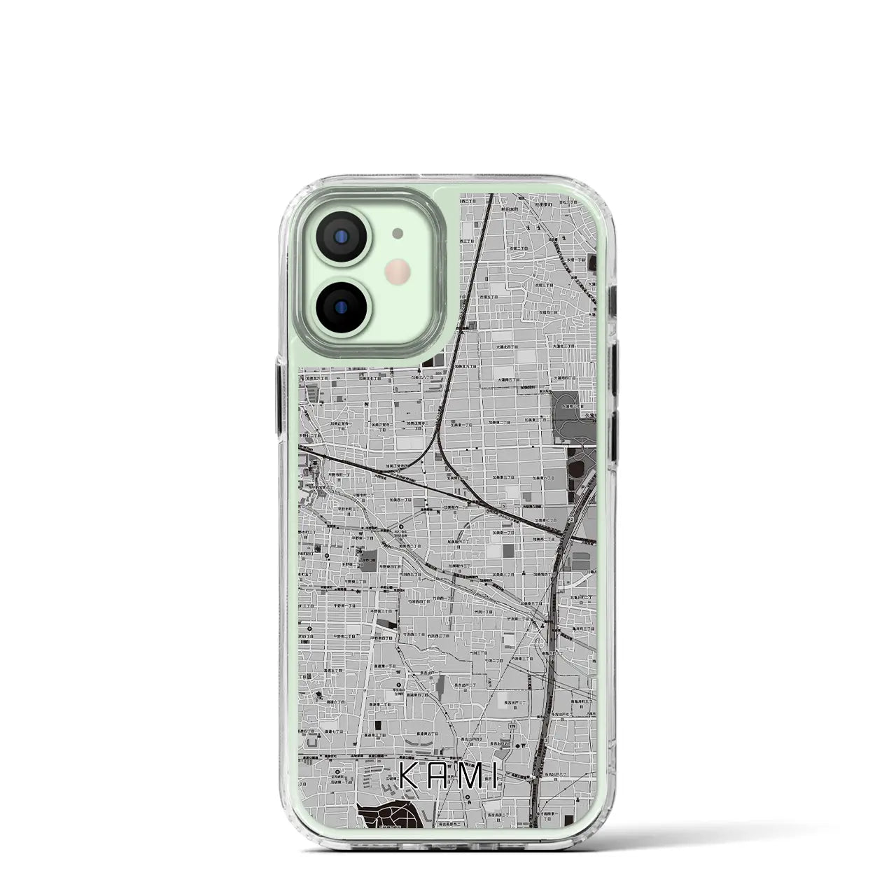 【加美(大阪府)】地図柄iPhoneケース(MagSafeタイプ)