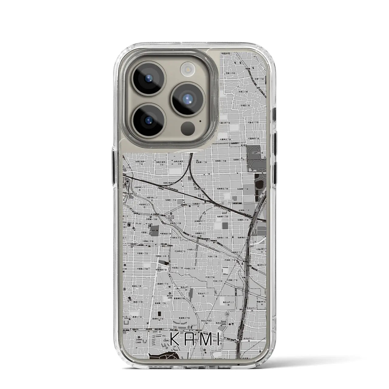 【加美(大阪府)】地図柄iPhoneケース(MagSafeタイプ)