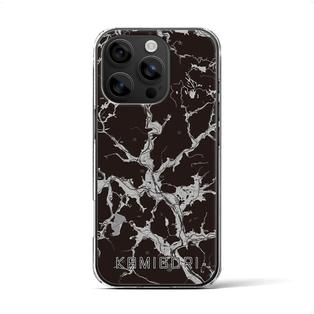 【上郡(兵庫県)】地図柄iPhoneケース(クリアタイプ)