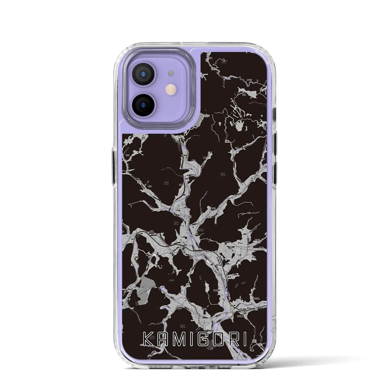 【上郡(兵庫県)】地図柄iPhoneケース(MagSafeタイプ)