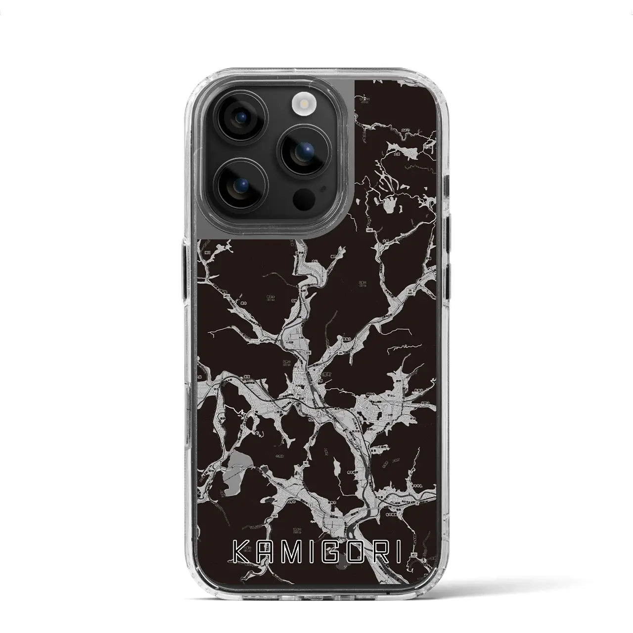 【上郡(兵庫県)】地図柄iPhoneケース(MagSafeタイプ)