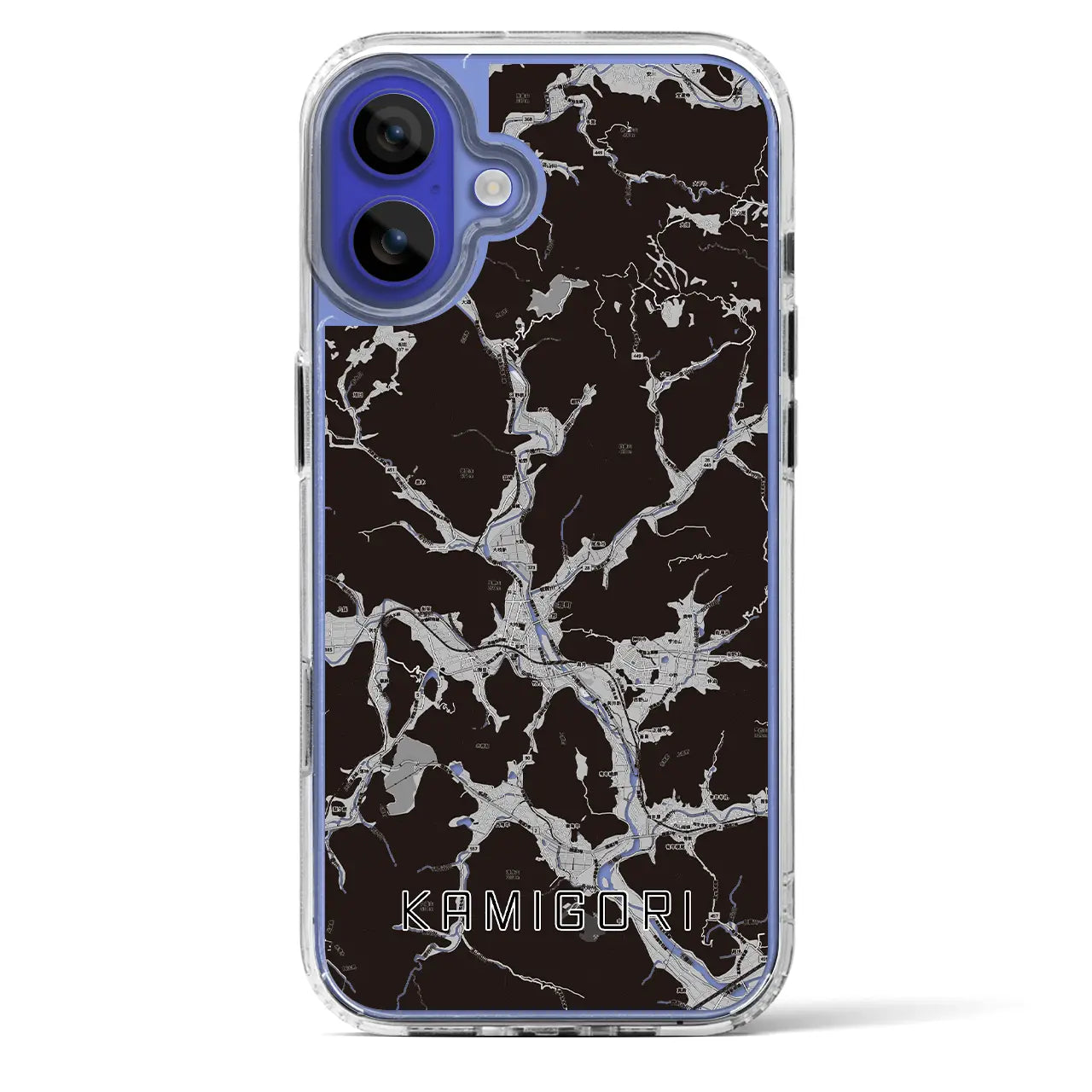 【上郡(兵庫県)】地図柄iPhoneケース(MagSafeタイプ)