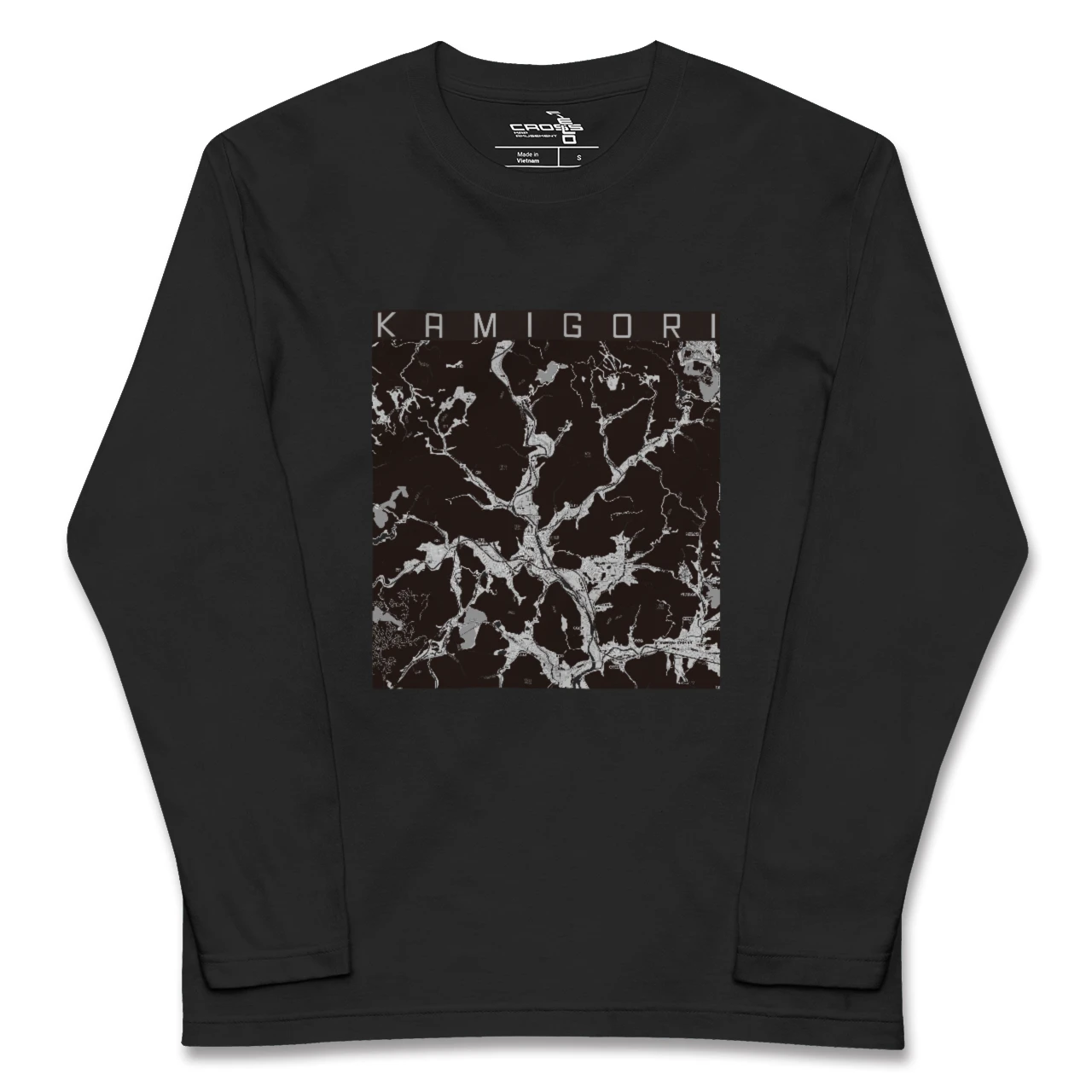 【上郡(兵庫県)】地図柄ロングスリーブTシャツ