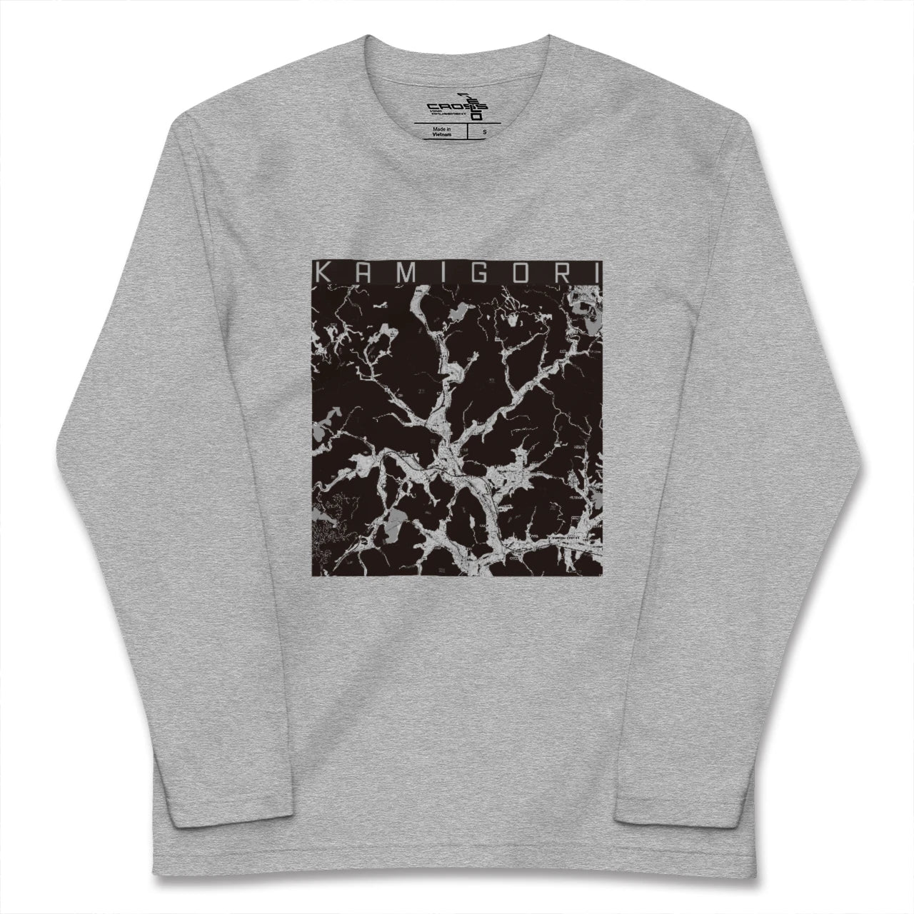 【上郡(兵庫県)】地図柄ロングスリーブTシャツ