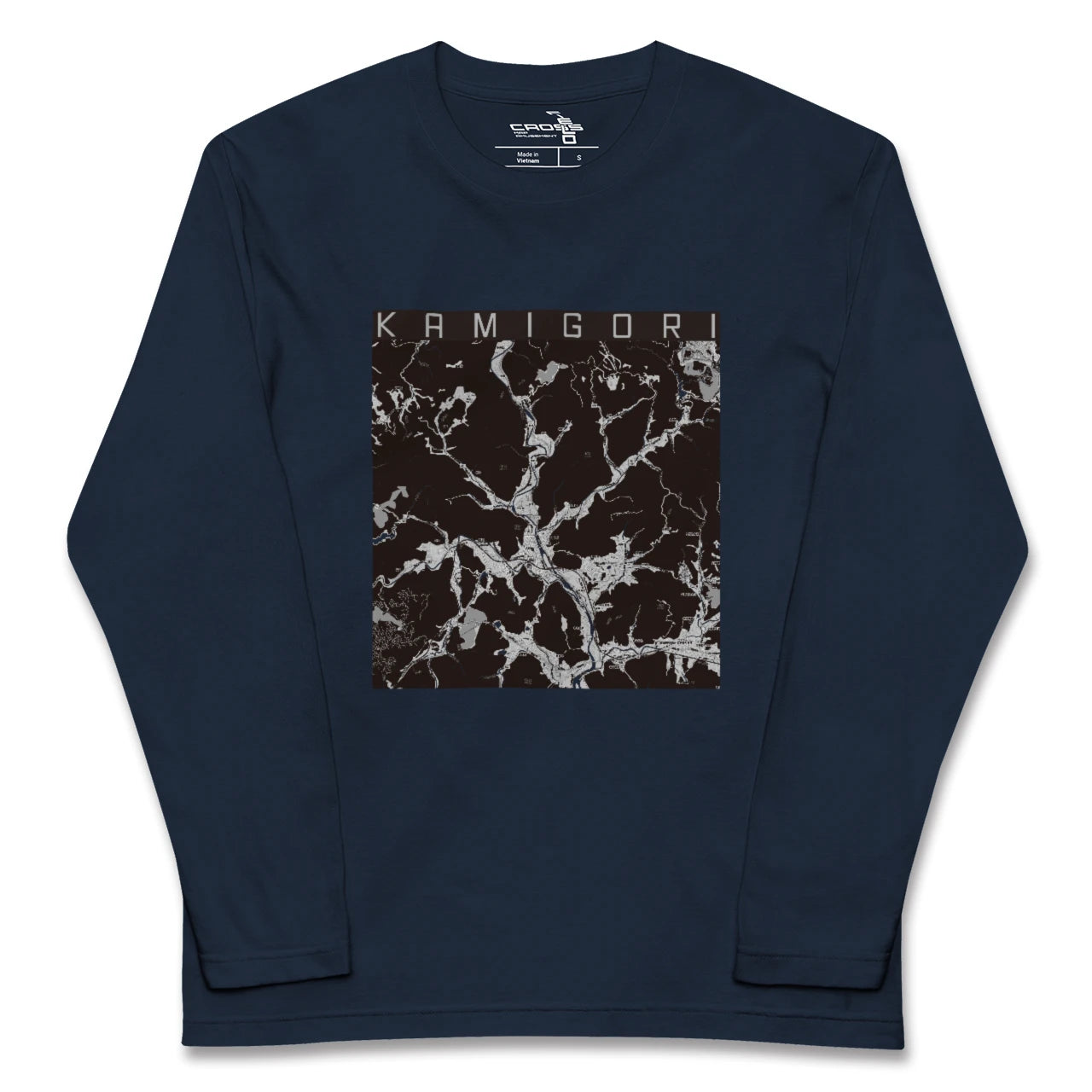 【上郡(兵庫県)】地図柄ロングスリーブTシャツ