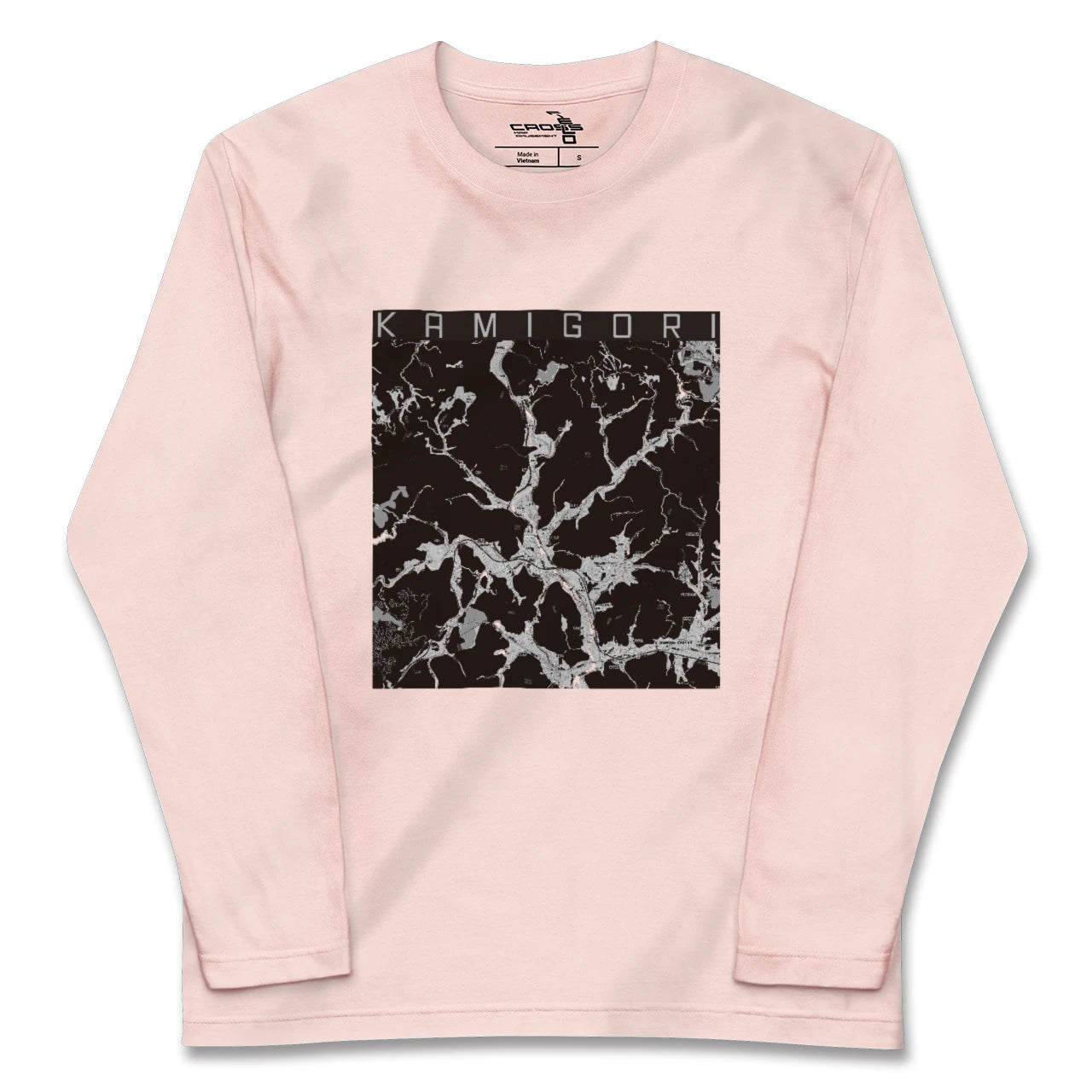 【上郡(兵庫県)】地図柄ロングスリーブTシャツ