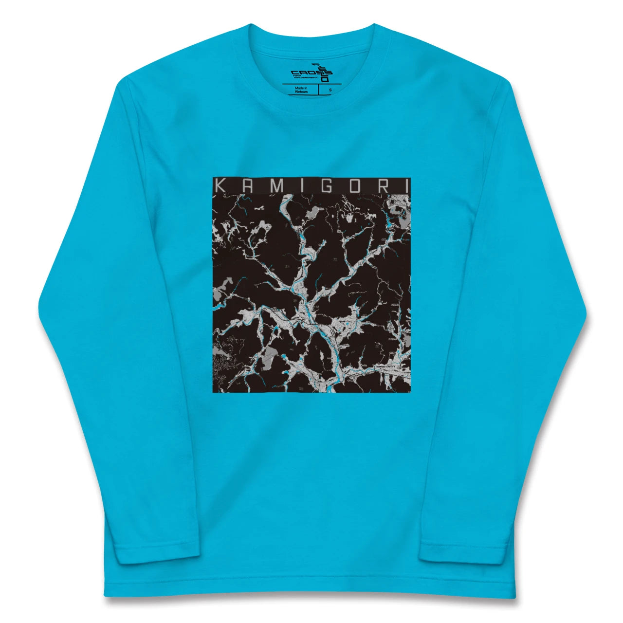 【上郡(兵庫県)】地図柄ロングスリーブTシャツ