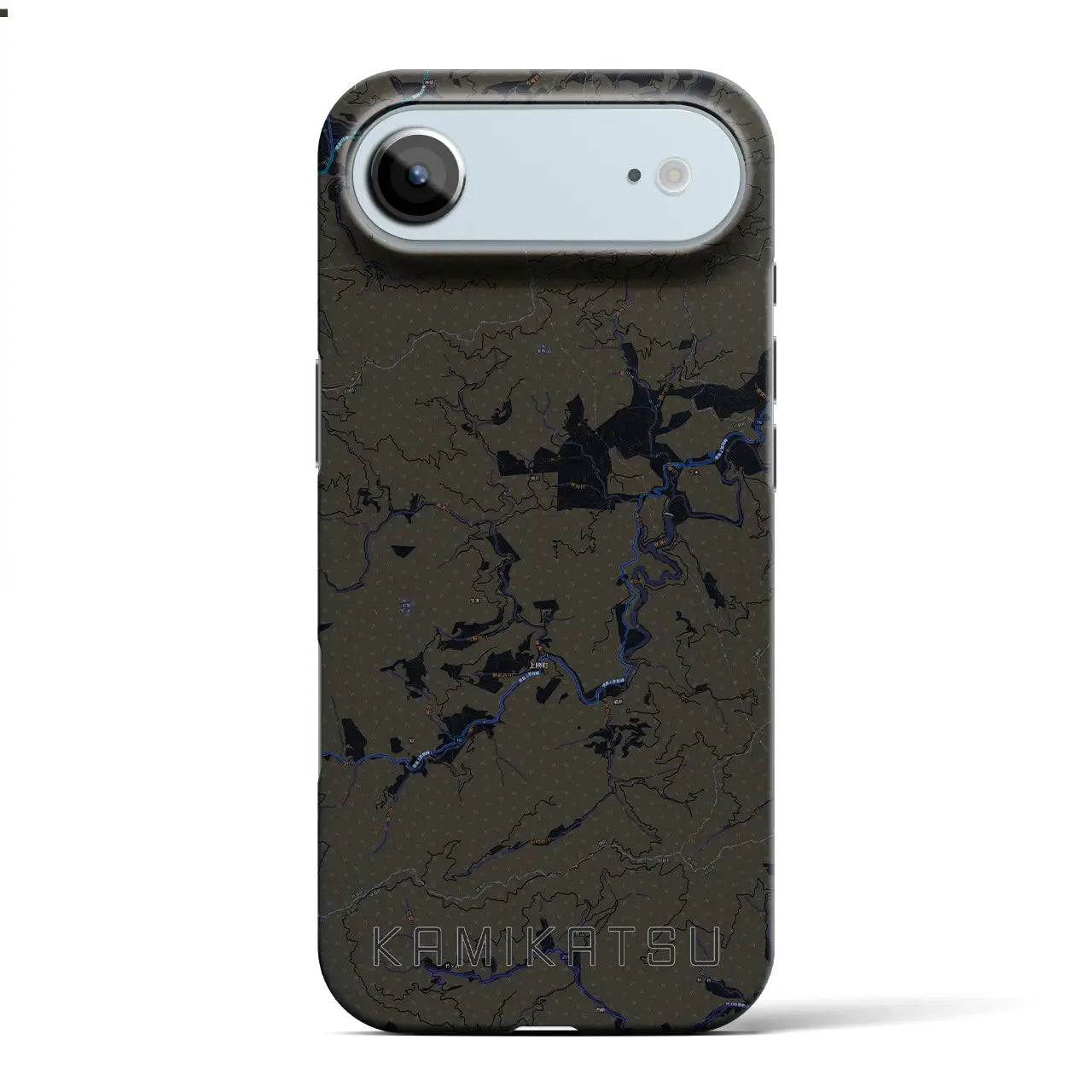 【上勝(徳島県)】地図柄iPhoneケース(バックカバータイプ)