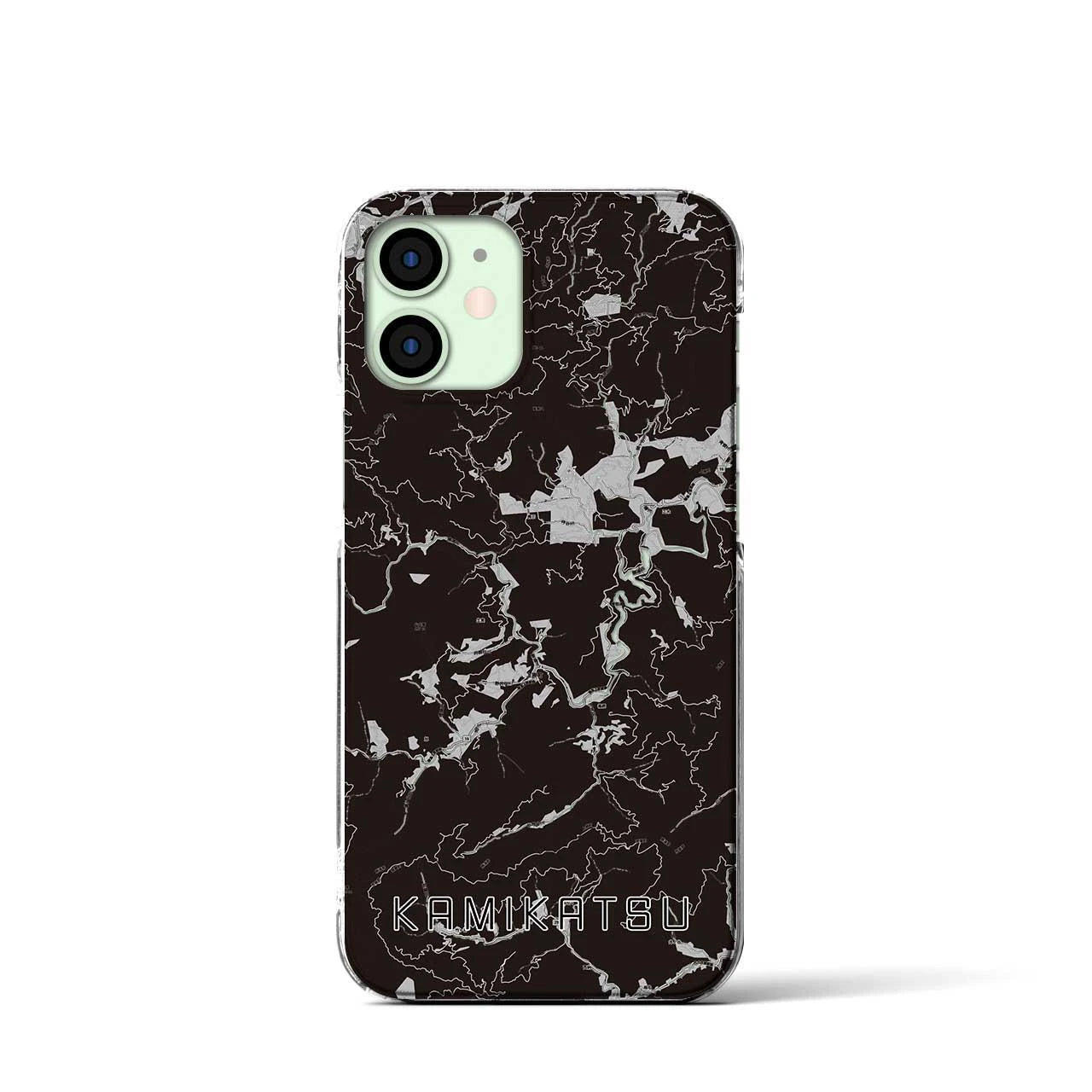 【上勝(徳島県)】地図柄iPhoneケース(クリアタイプ)