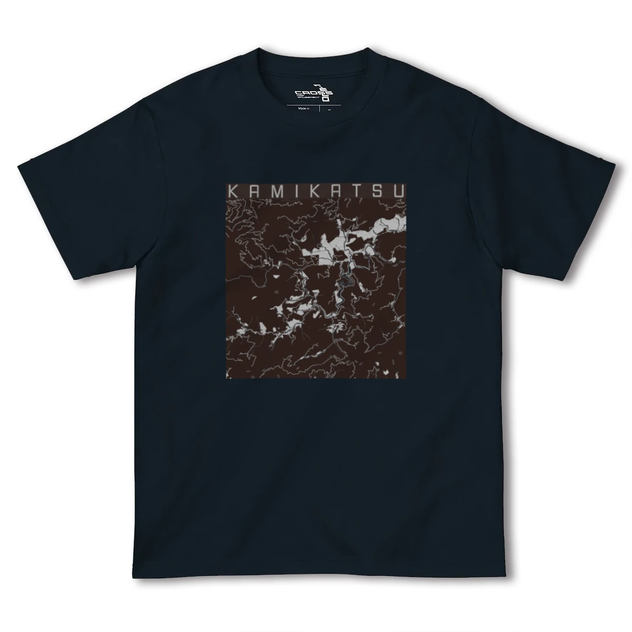 【上勝(徳島県)】地図柄ヘビーウェイトTシャツ