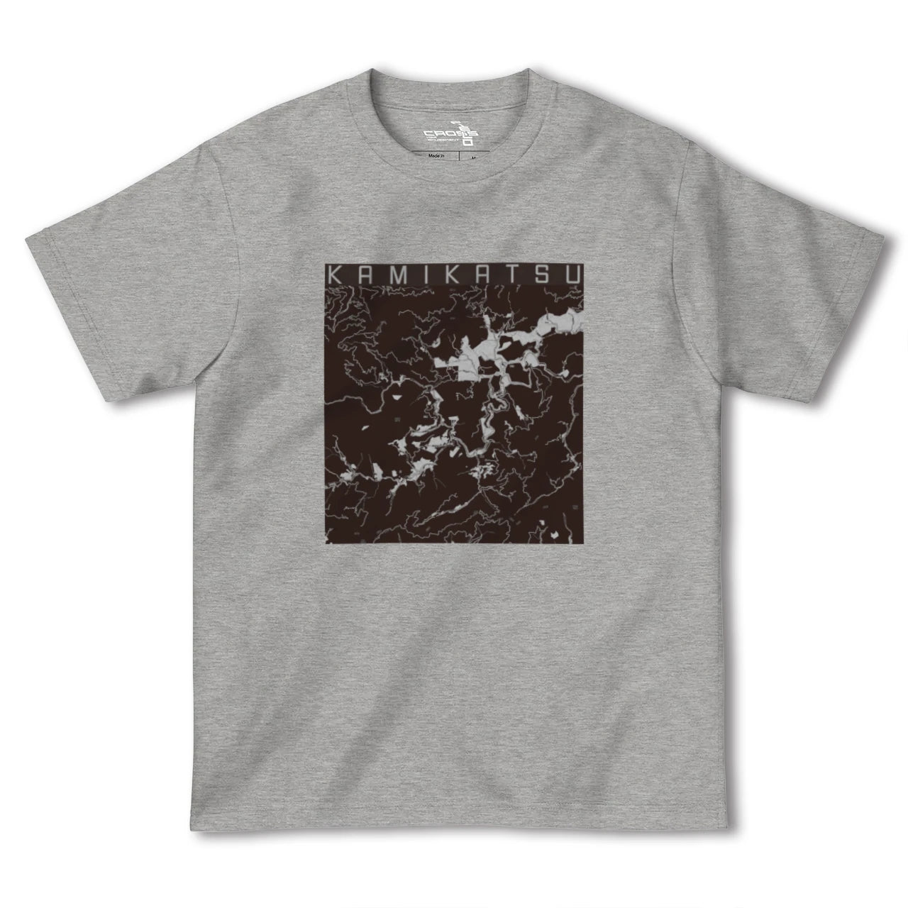 【上勝(徳島県)】地図柄ヘビーウェイトTシャツ