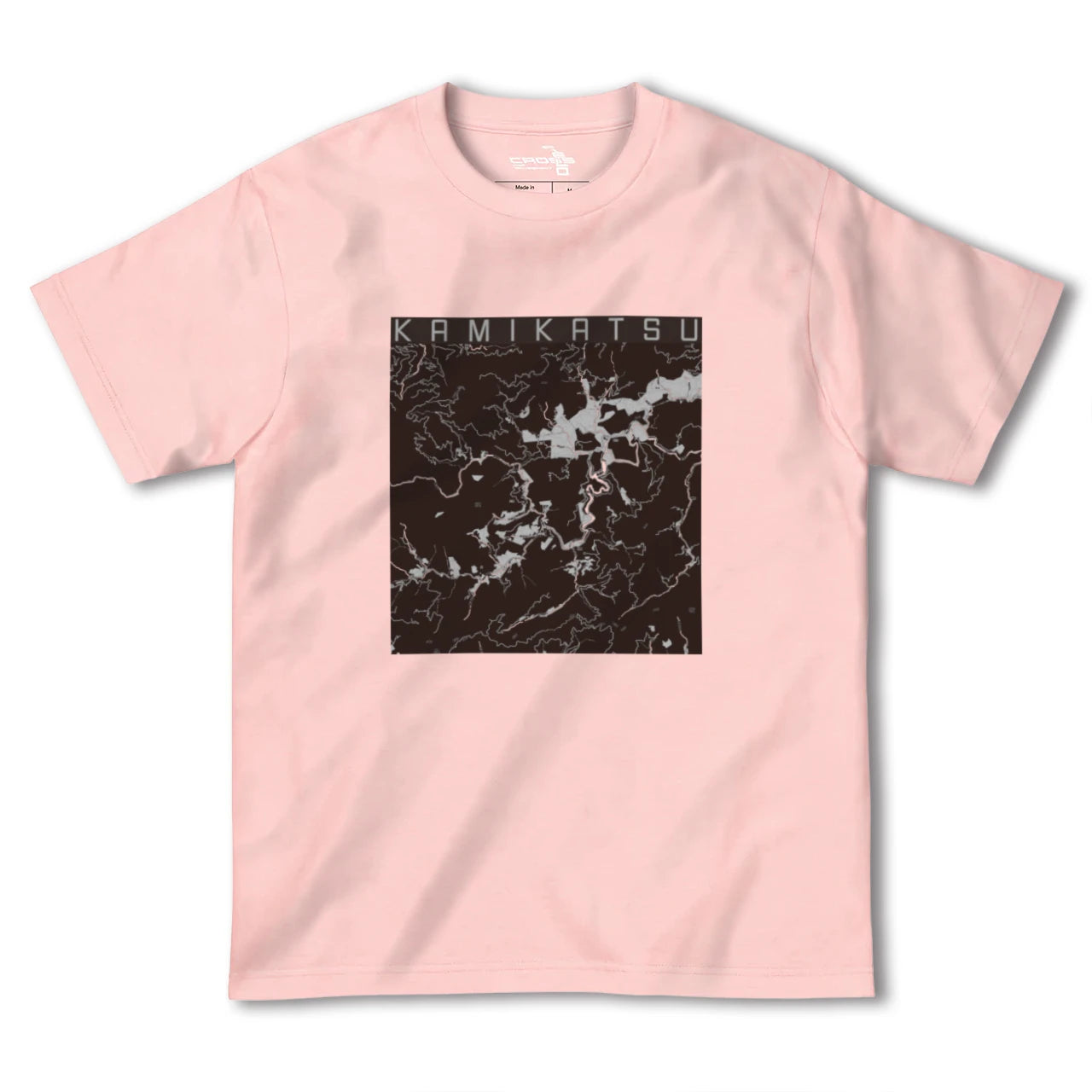 【上勝(徳島県)】地図柄ヘビーウェイトTシャツ
