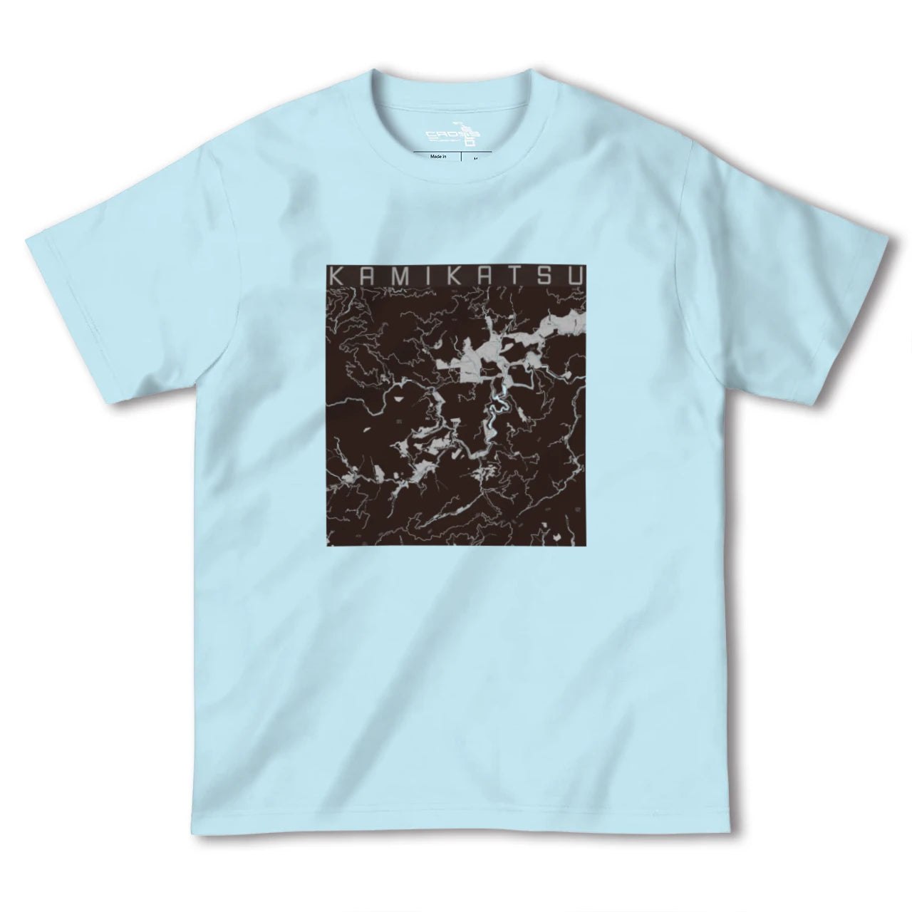 【上勝(徳島県)】地図柄ヘビーウェイトTシャツ