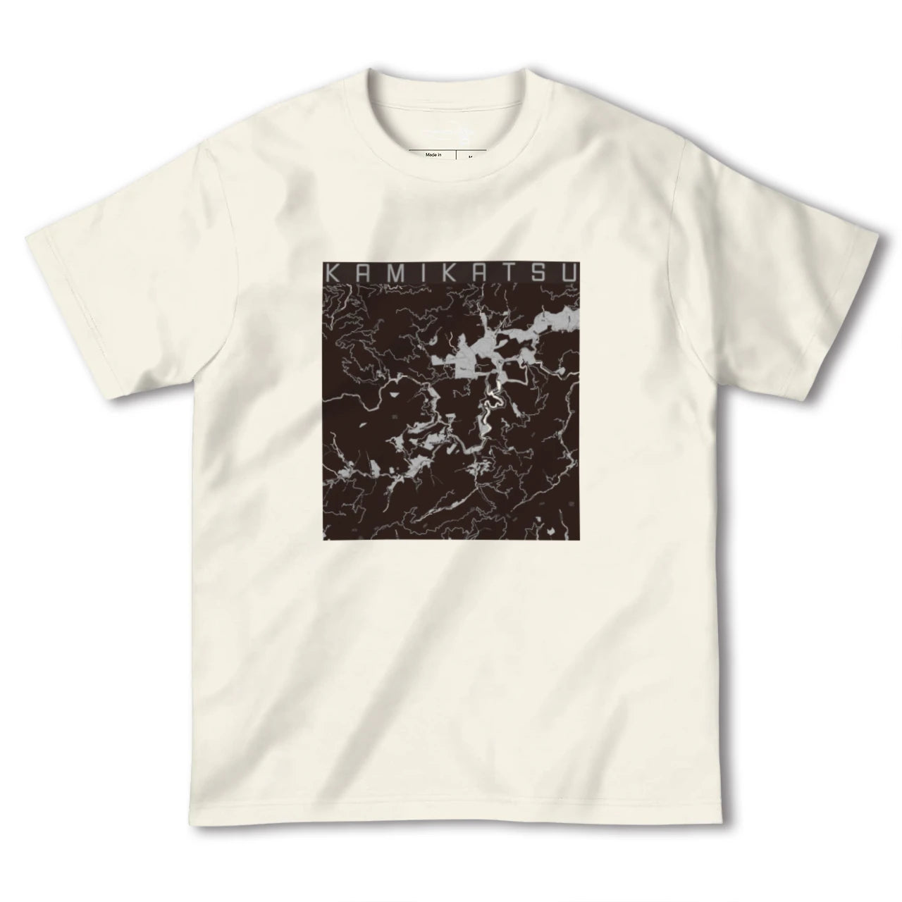 【上勝(徳島県)】地図柄ヘビーウェイトTシャツ