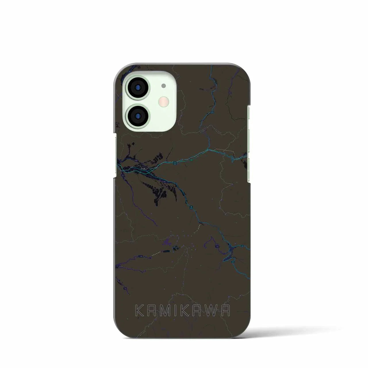 【上川(北海道)】地図柄iPhoneケース(バックカバータイプ)