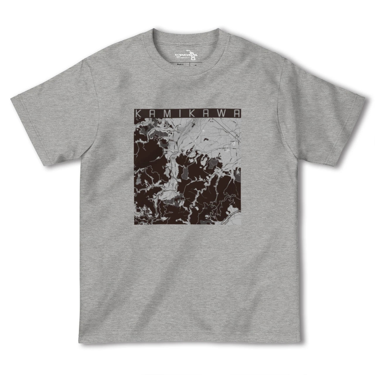 【神川(埼玉県)】地図柄ヘビーウェイトTシャツ