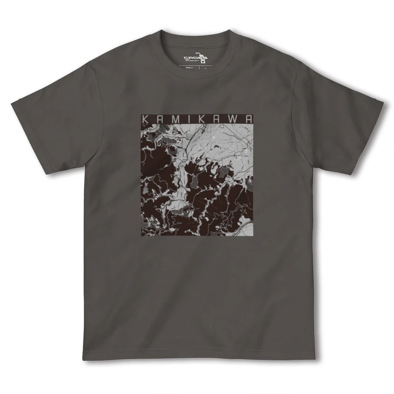 【神川(埼玉県)】地図柄ヘビーウェイトTシャツ