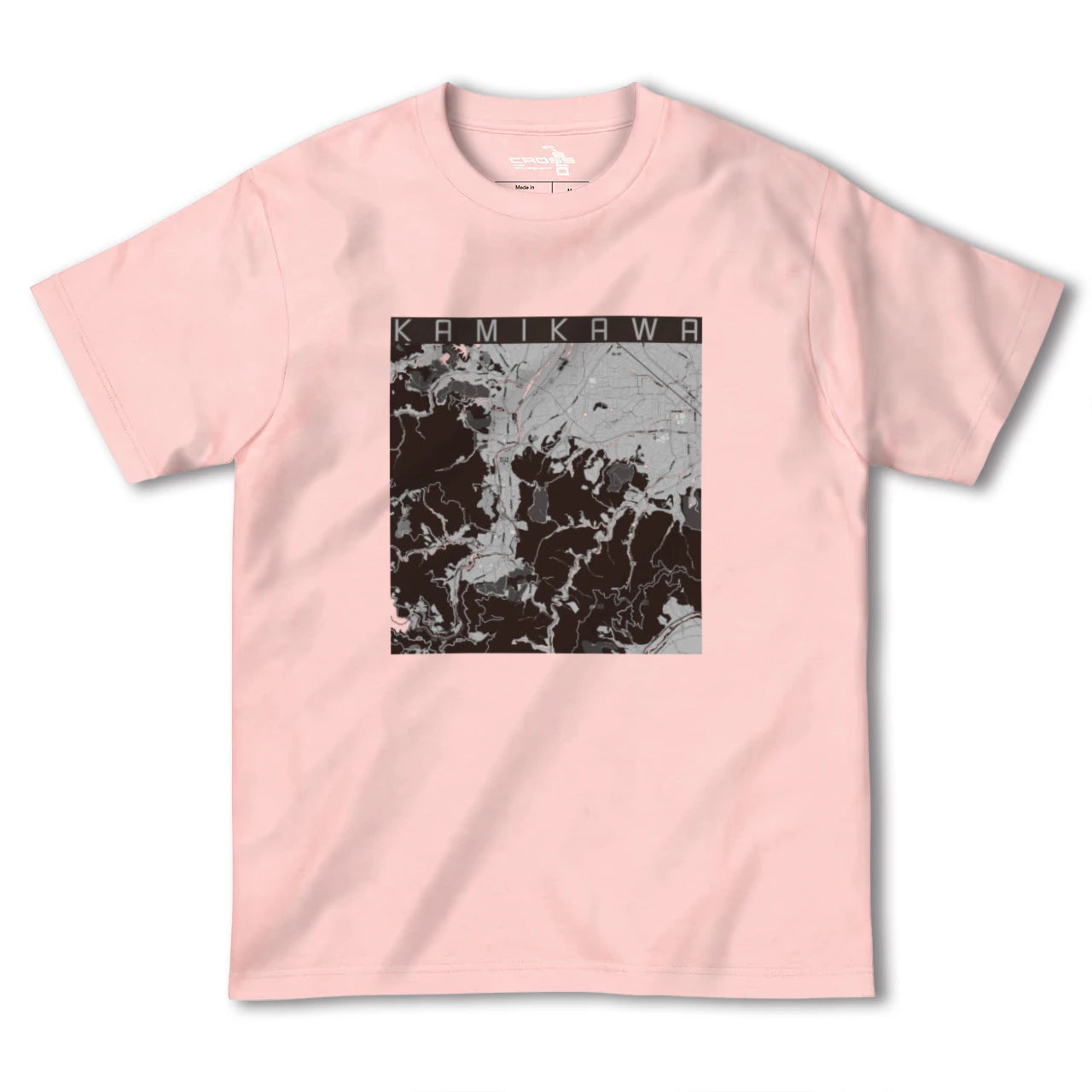 【神川(埼玉県)】地図柄ヘビーウェイトTシャツ