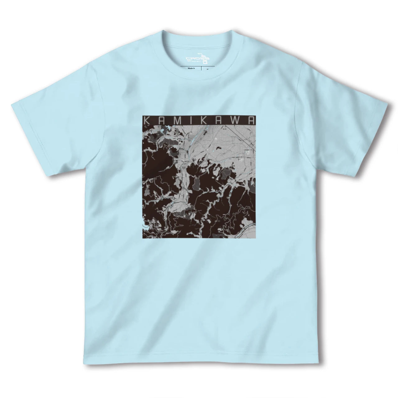 【神川(埼玉県)】地図柄ヘビーウェイトTシャツ