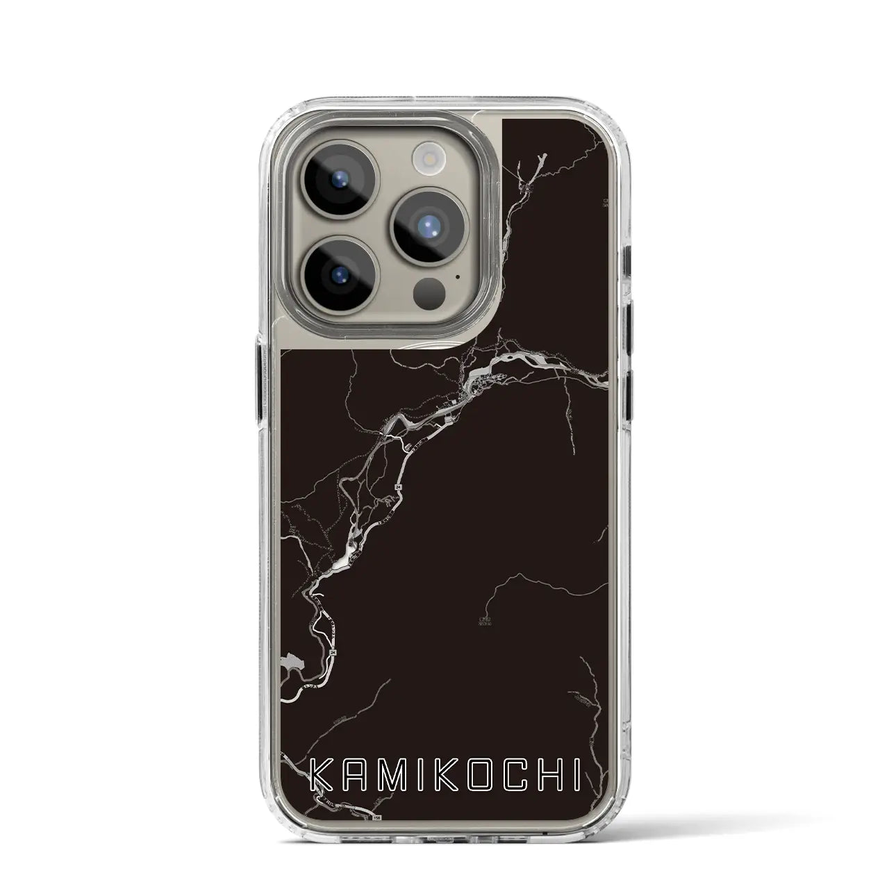 【上高地(長野県)】地図柄iPhoneケース(MagSafeタイプ)