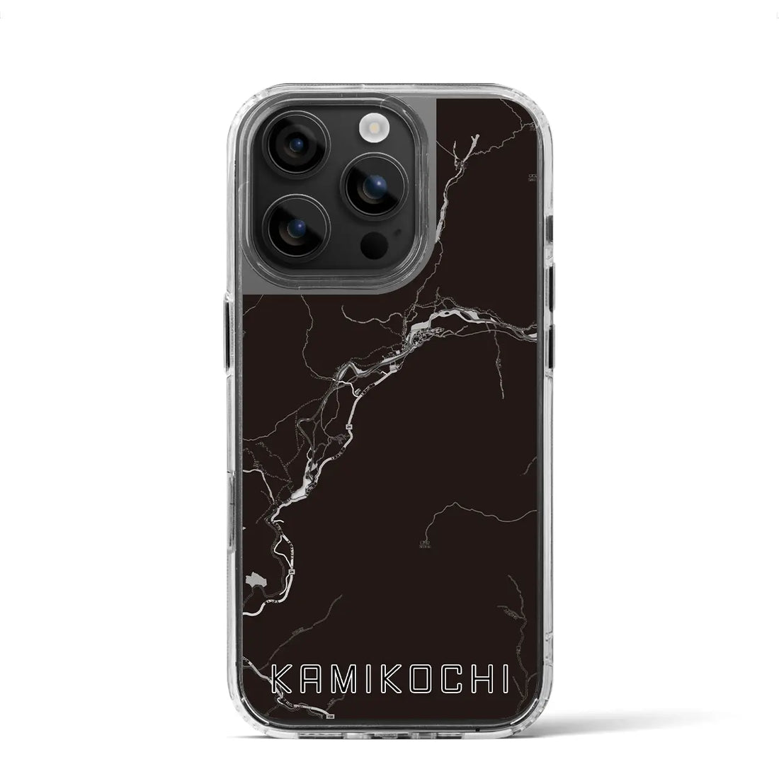 【上高地(長野県)】地図柄iPhoneケース(MagSafeタイプ)