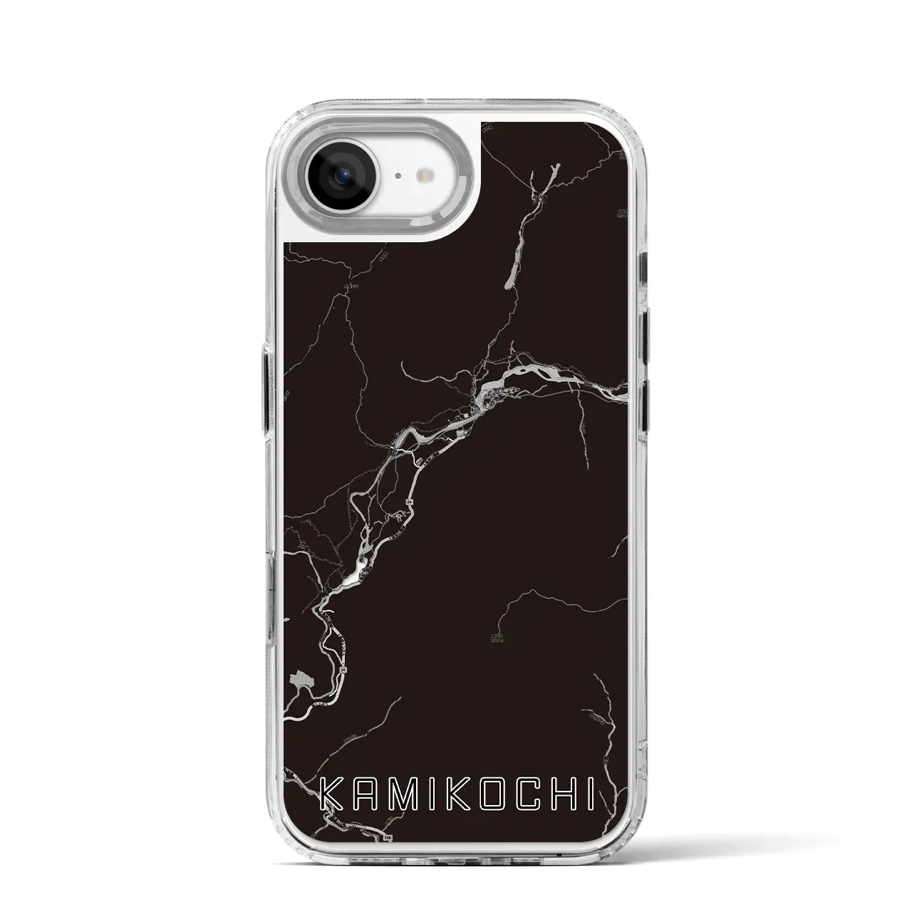 【上高地(長野県)】地図柄iPhoneケース(MagSafeタイプ)