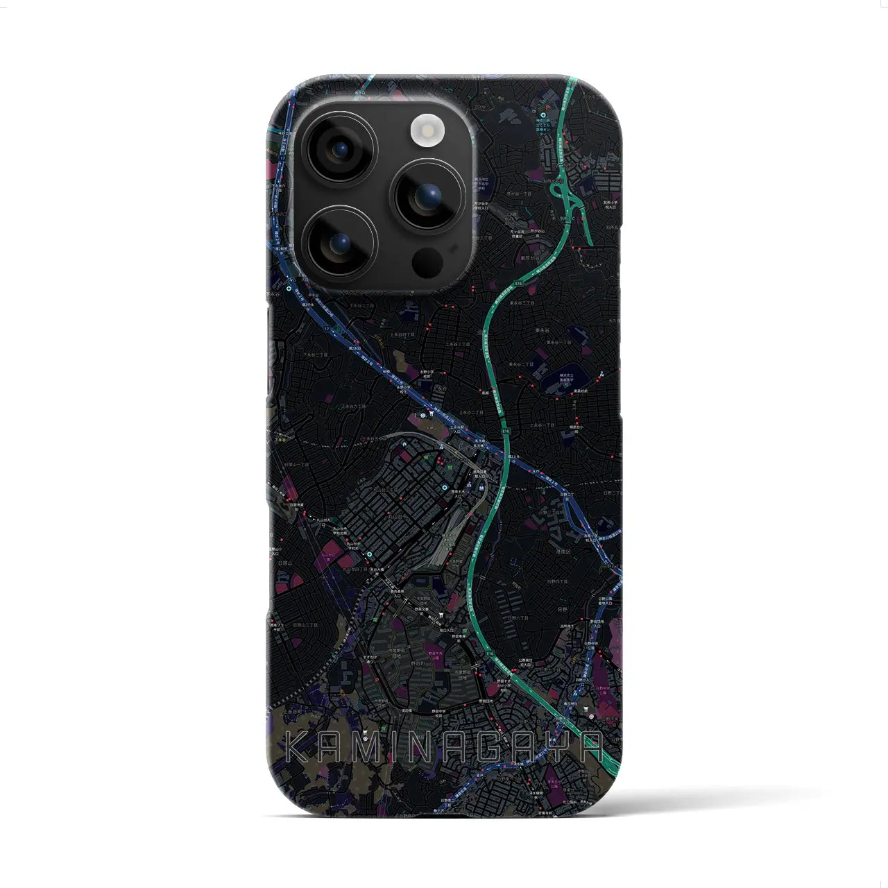 【上永谷(神奈川県)】地図柄iPhoneケース(バックカバータイプ)