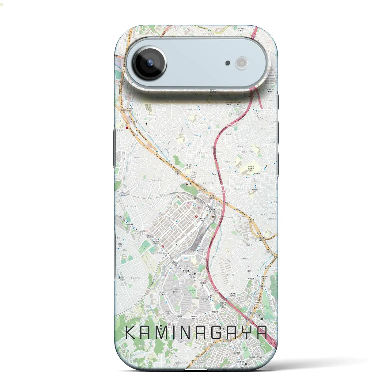 【上永谷(神奈川県)】地図柄iPhoneケース(バックカバータイプ)