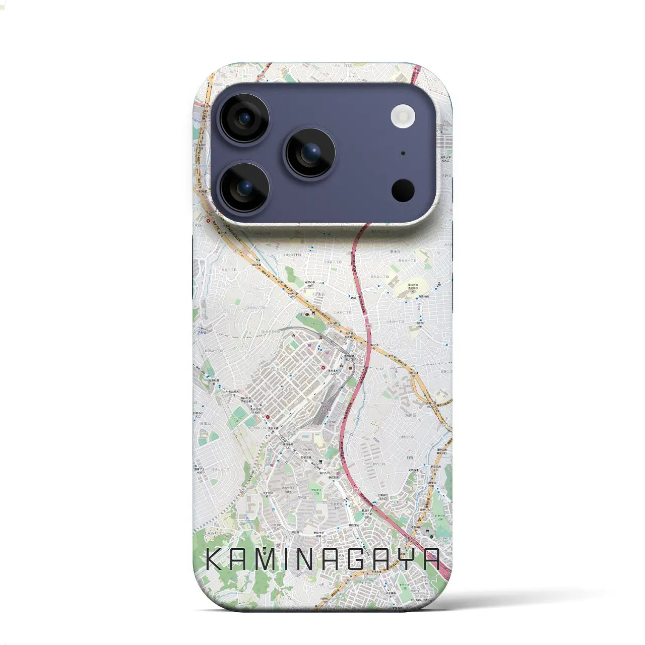 【上永谷(神奈川県)】地図柄iPhoneケース(バックカバータイプ)