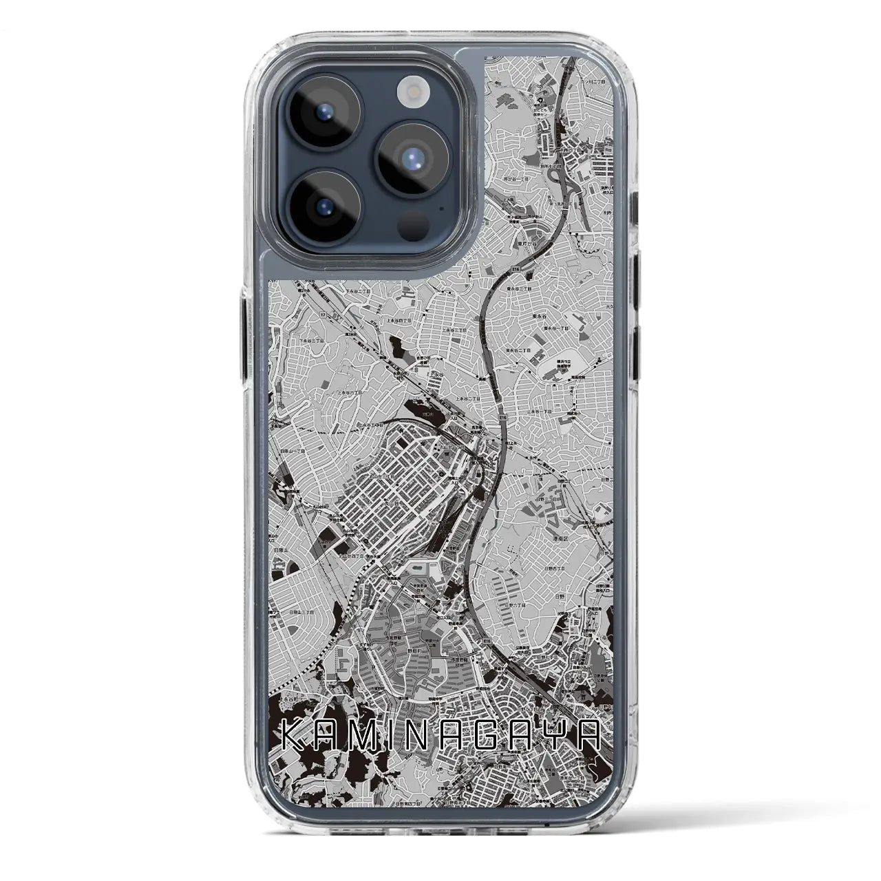 【上永谷(神奈川県)】地図柄iPhoneケース(MagSafeタイプ)