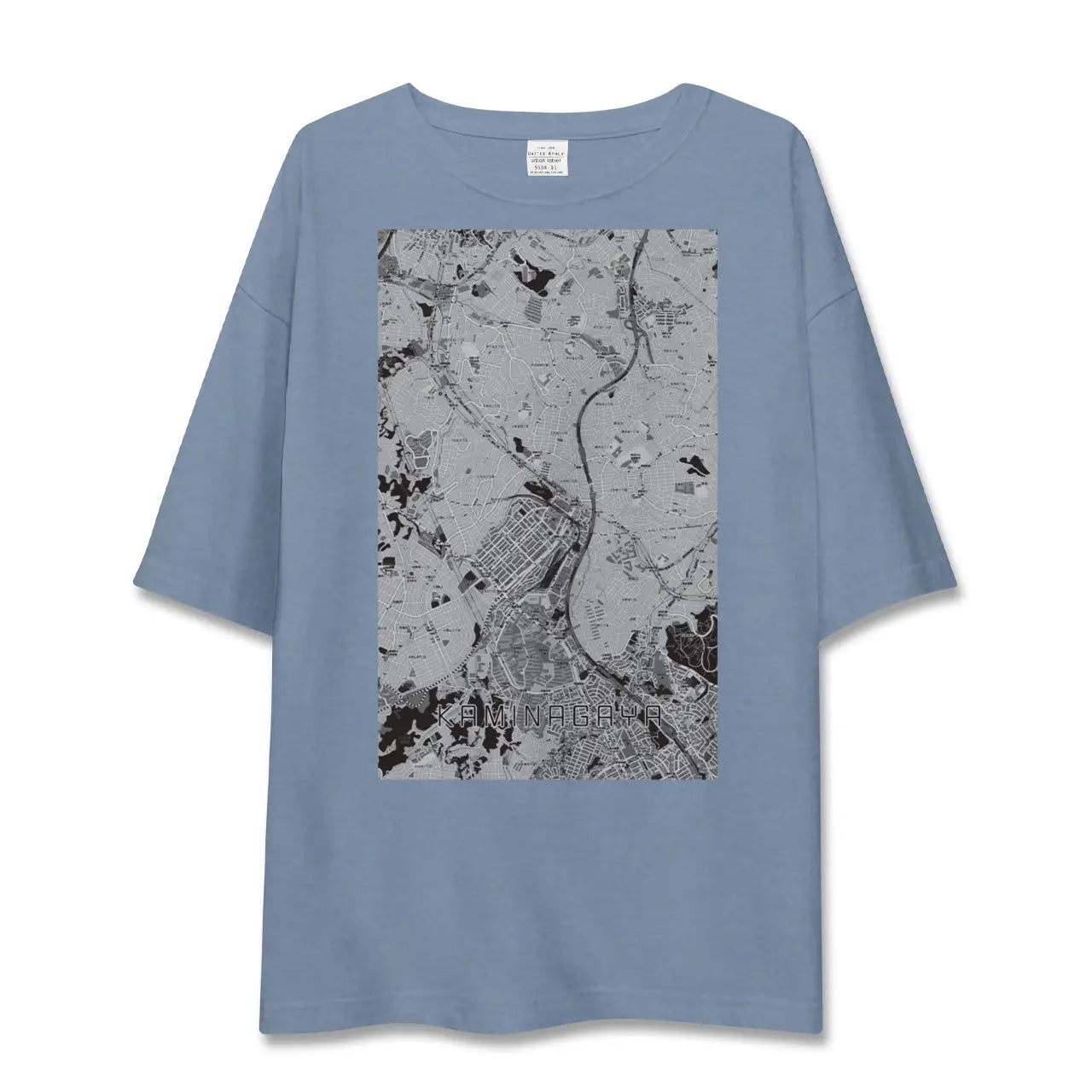 【上永谷(神奈川県)】地図柄ビッグシルエットTシャツ