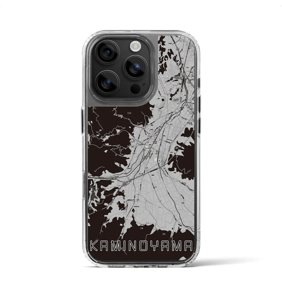 【上山(山形県)】地図柄iPhoneケース(MagSafeタイプ)