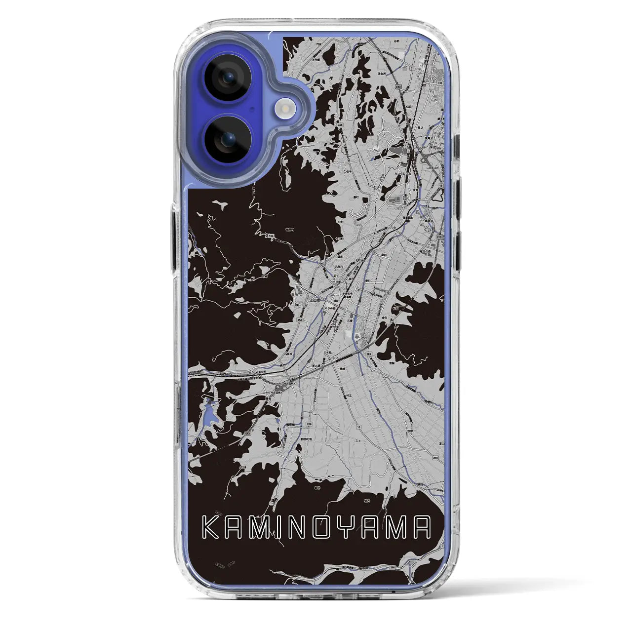 【上山(山形県)】地図柄iPhoneケース(MagSafeタイプ)