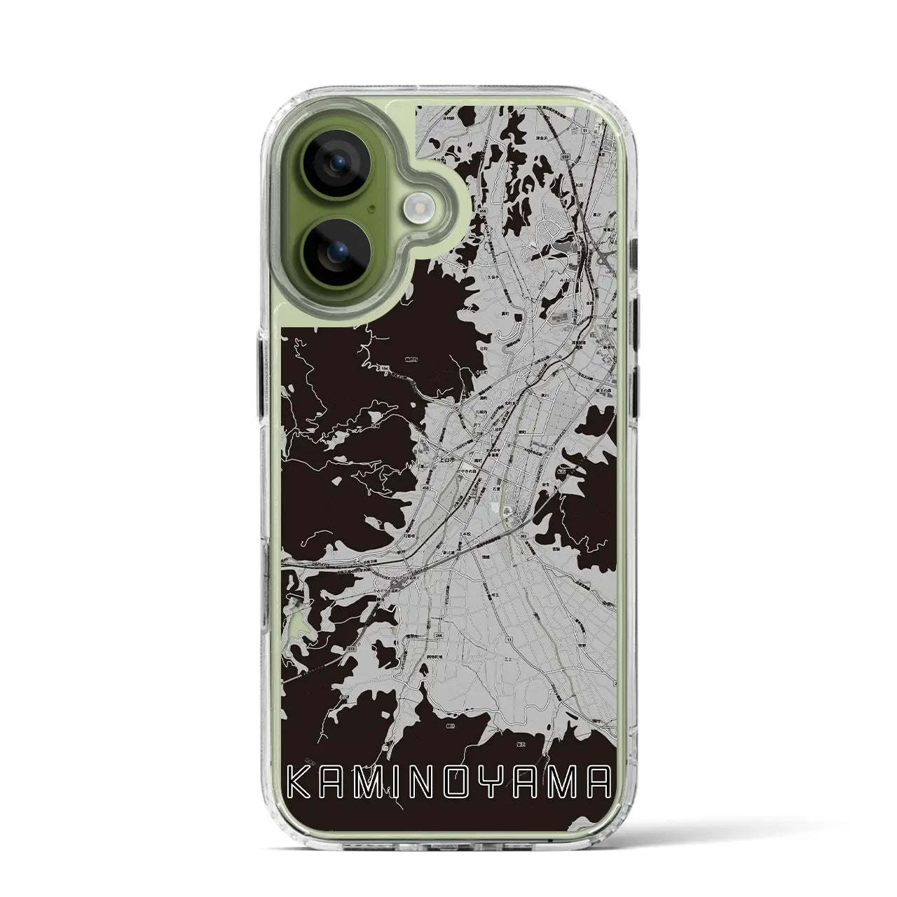 【上山(山形県)】地図柄iPhoneケース(MagSafeタイプ)