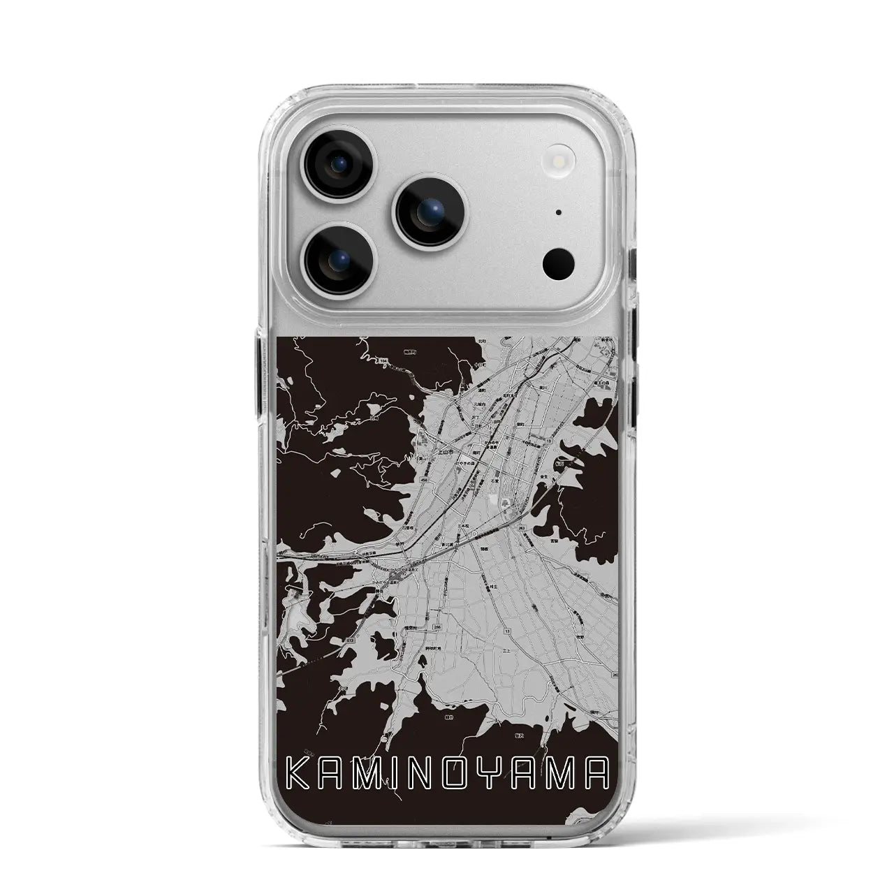 【上山(山形県)】地図柄iPhoneケース(MagSafeタイプ)