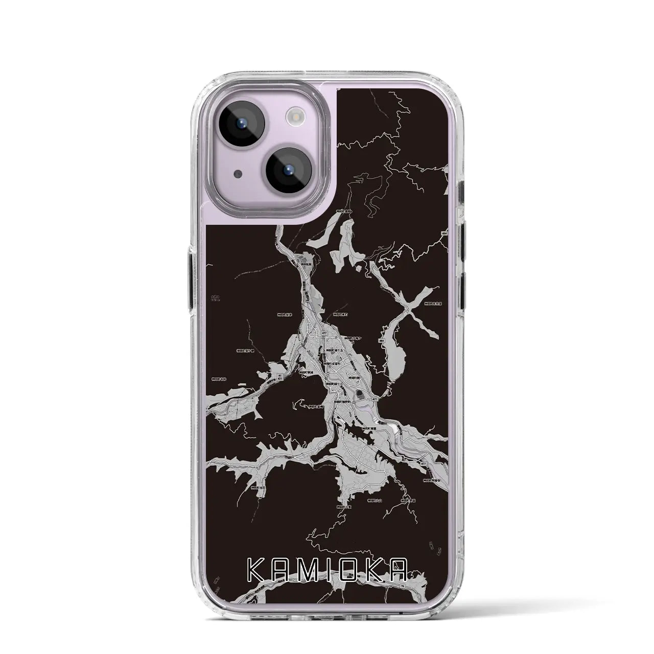 【神岡(岐阜県)】地図柄iPhoneケース(MagSafeタイプ)