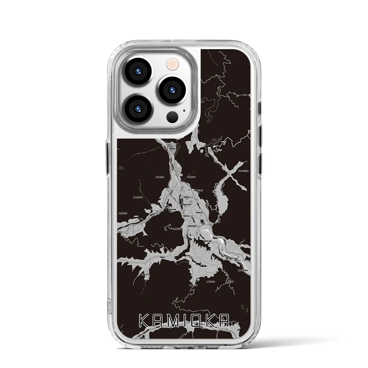 【神岡(岐阜県)】地図柄iPhoneケース(MagSafeタイプ)