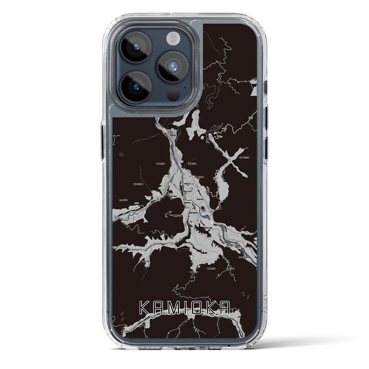 【神岡(岐阜県)】地図柄iPhoneケース(MagSafeタイプ)