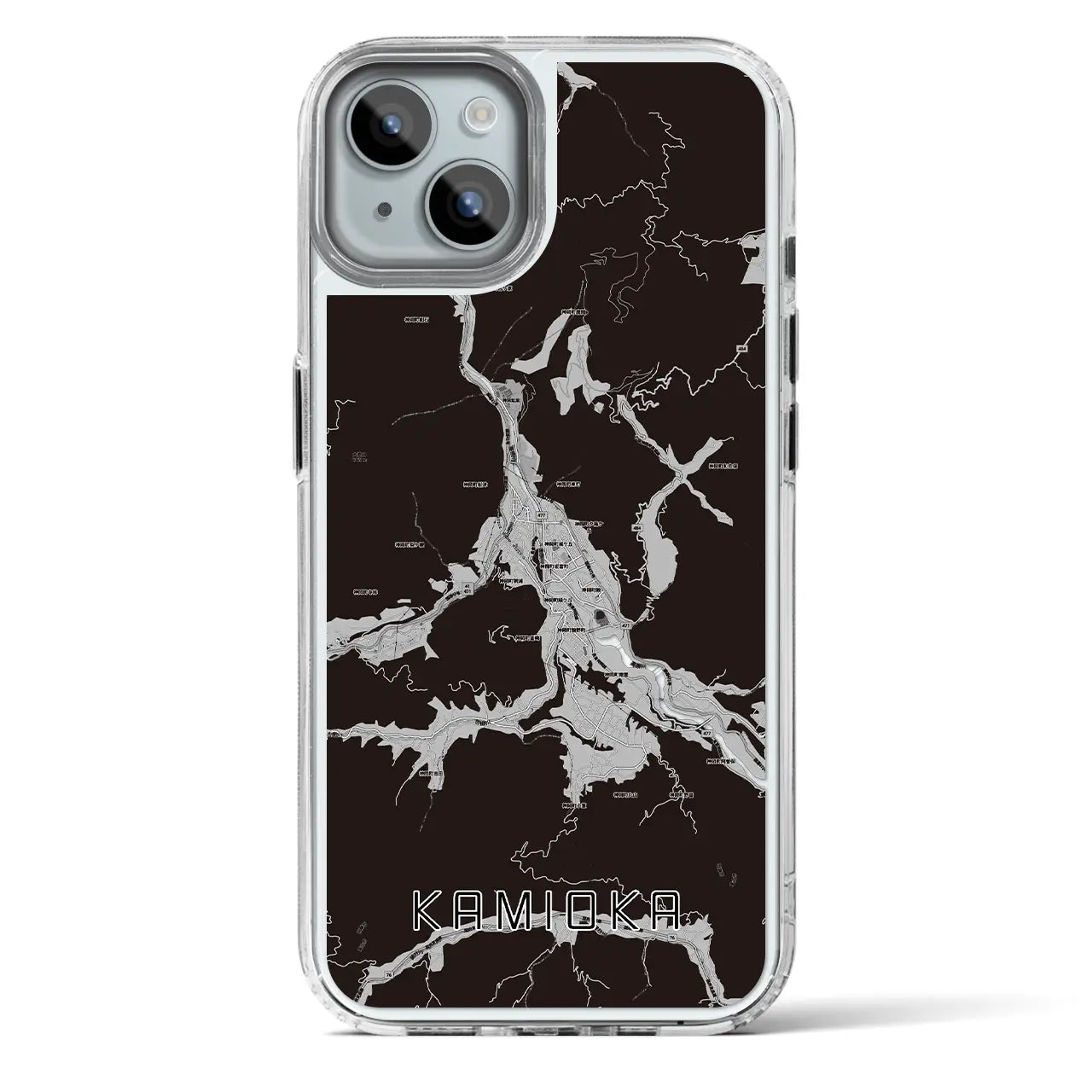 【神岡(岐阜県)】地図柄iPhoneケース(MagSafeタイプ)