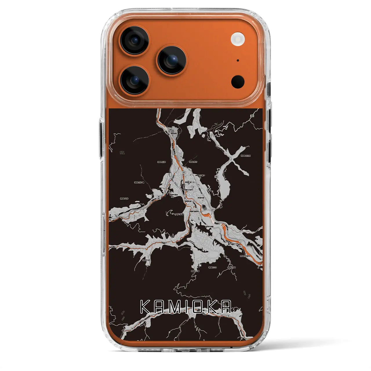 【神岡(岐阜県)】地図柄iPhoneケース(MagSafeタイプ)