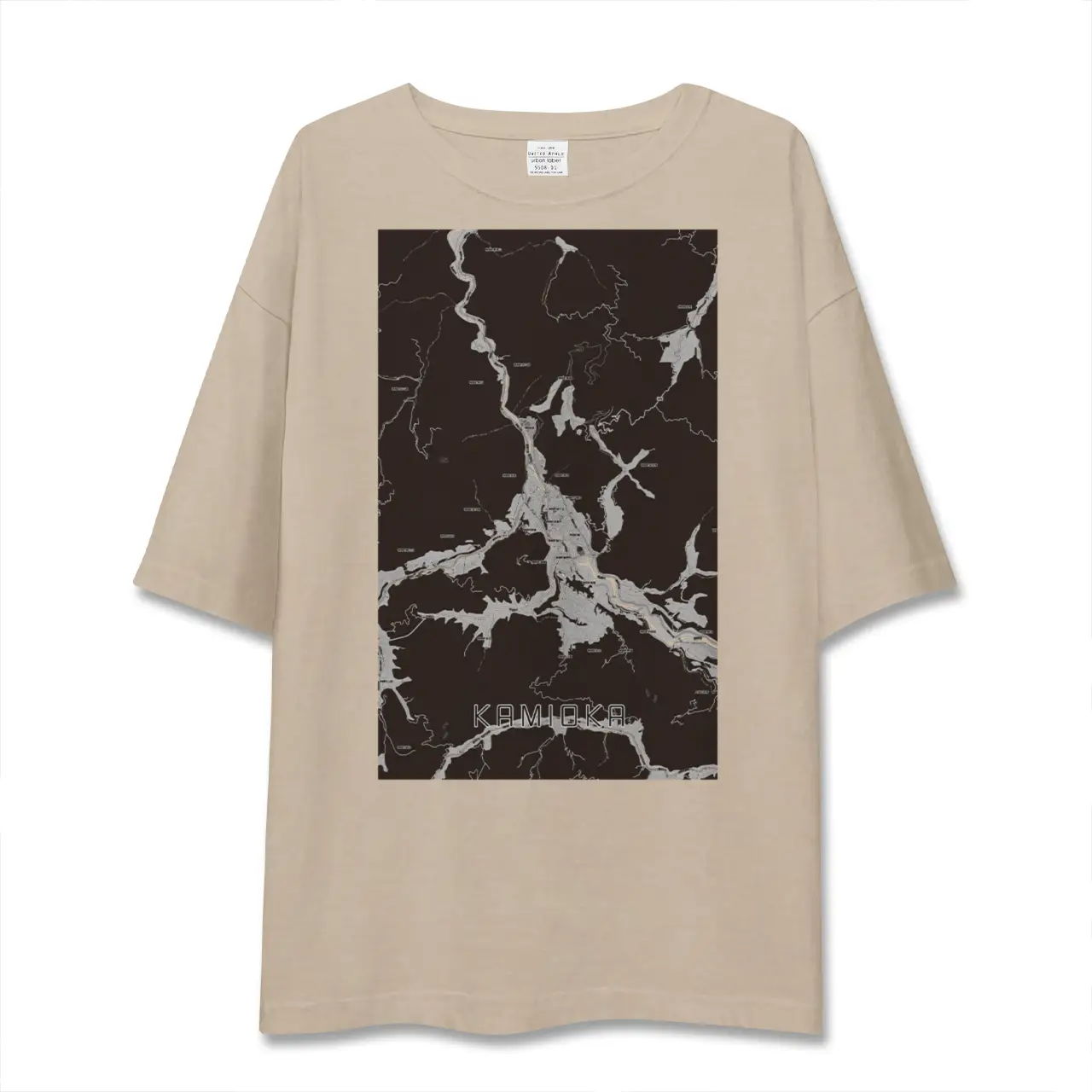 【神岡(岐阜県)】地図柄ビッグシルエットTシャツ
