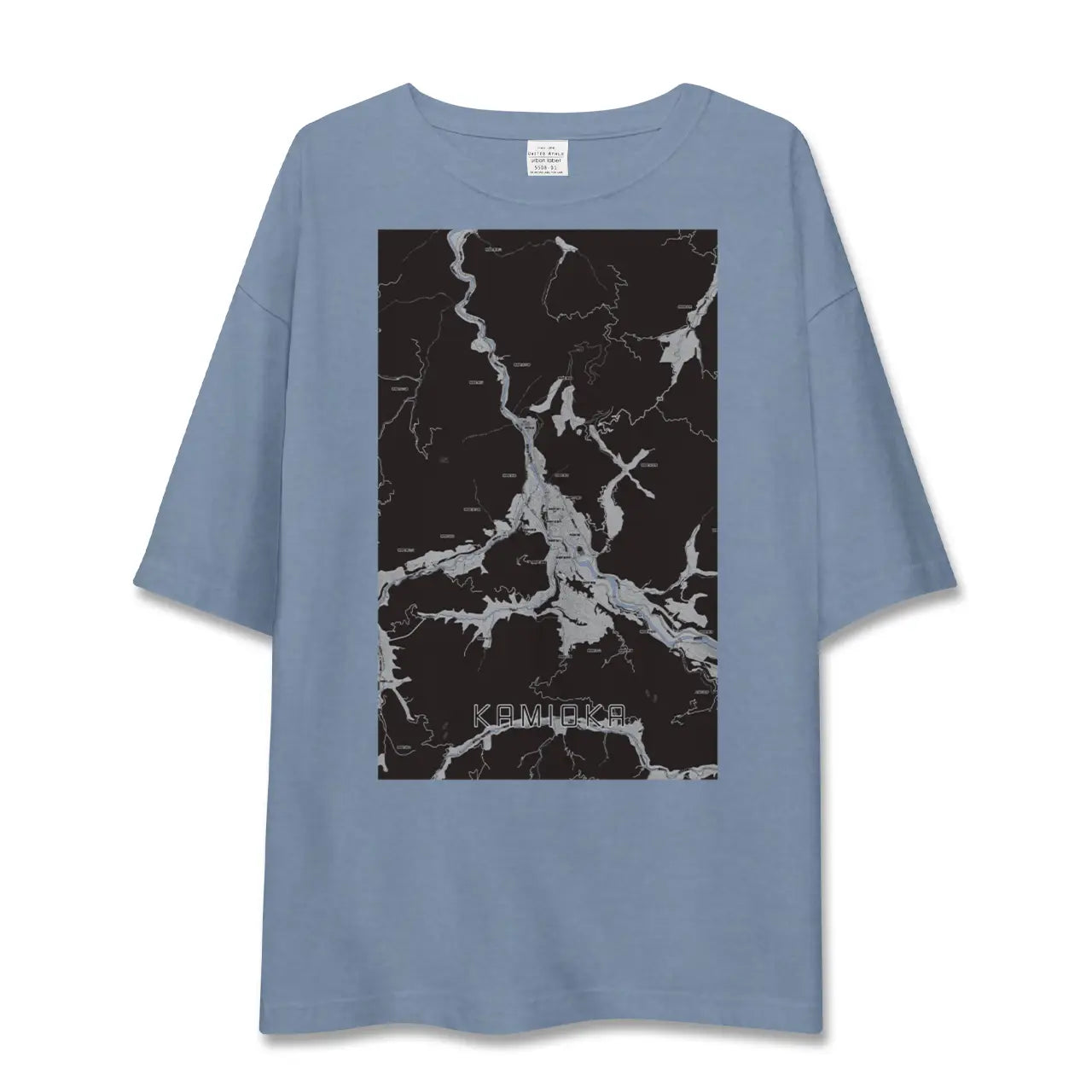 【神岡(岐阜県)】地図柄ビッグシルエットTシャツ