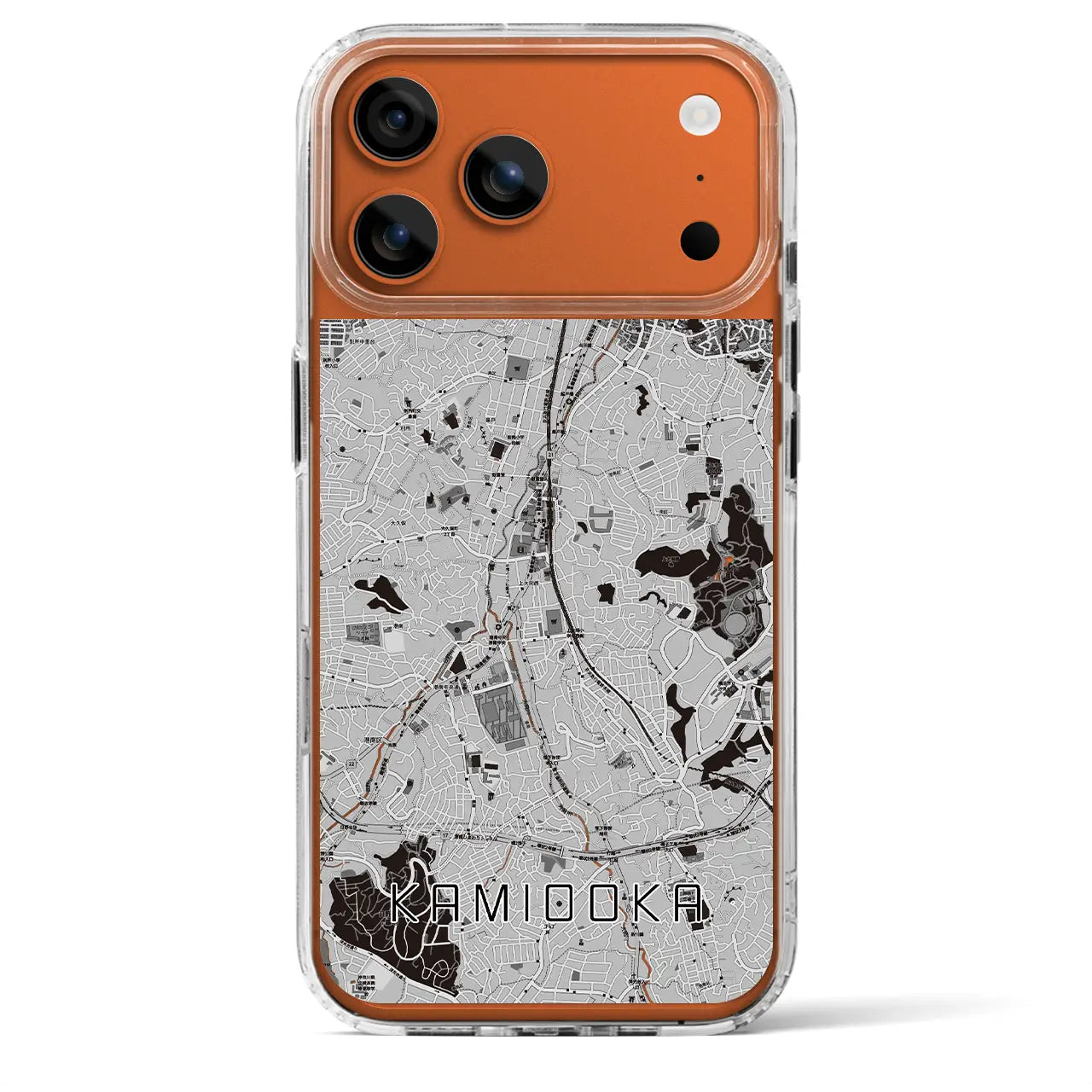 【上大岡(神奈川県)】地図柄iPhoneケース(MagSafeタイプ)