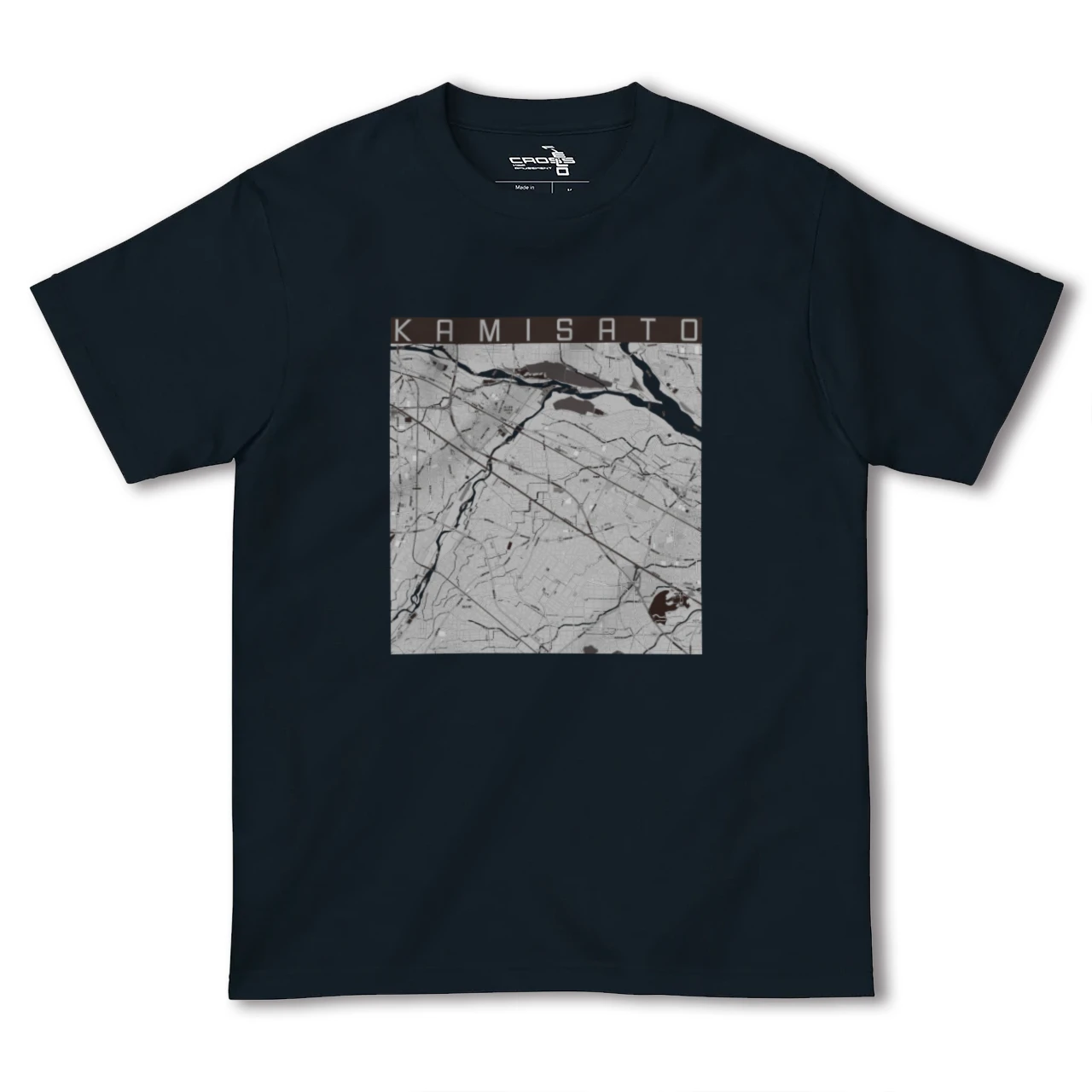 【上里(埼玉県)】地図柄ヘビーウェイトTシャツ