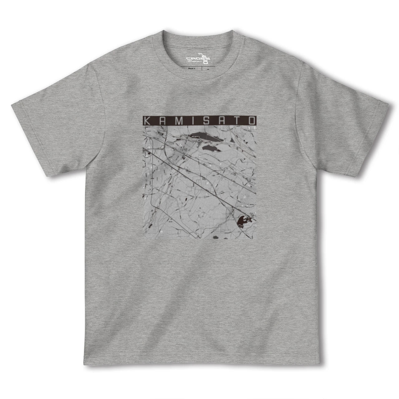 【上里(埼玉県)】地図柄ヘビーウェイトTシャツ