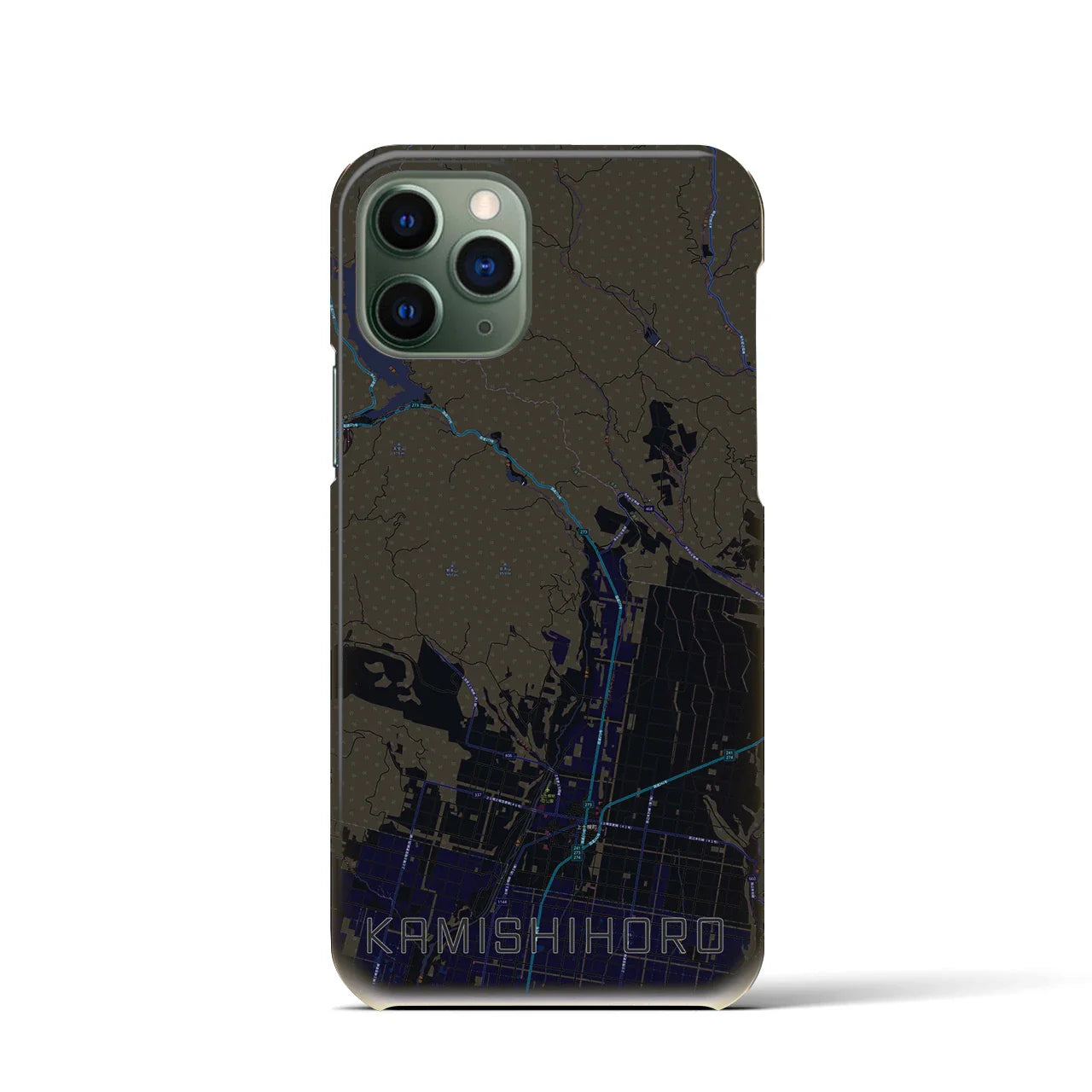 【上士幌(北海道)】地図柄iPhoneケース(バックカバータイプ)