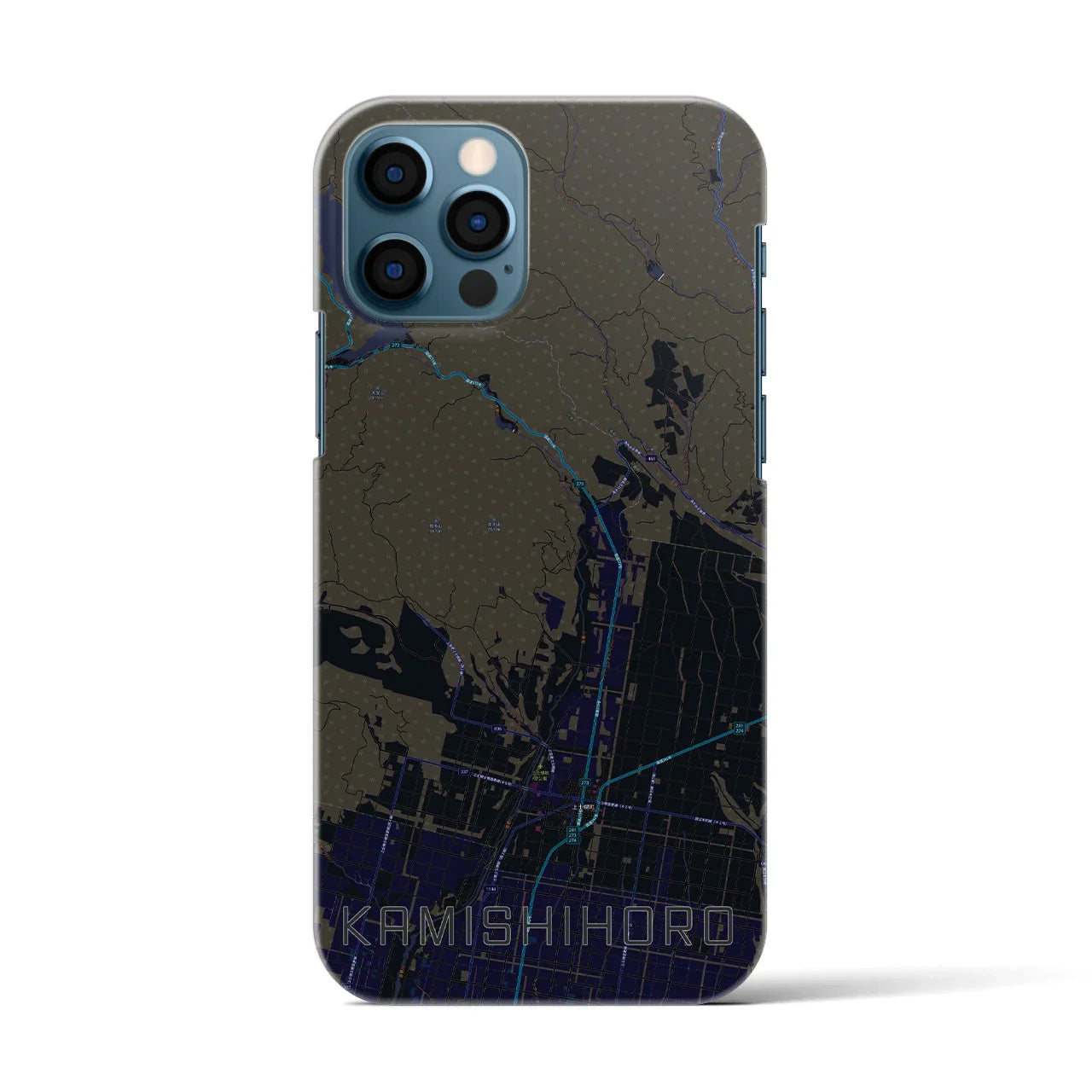 【上士幌(北海道)】地図柄iPhoneケース(バックカバータイプ)