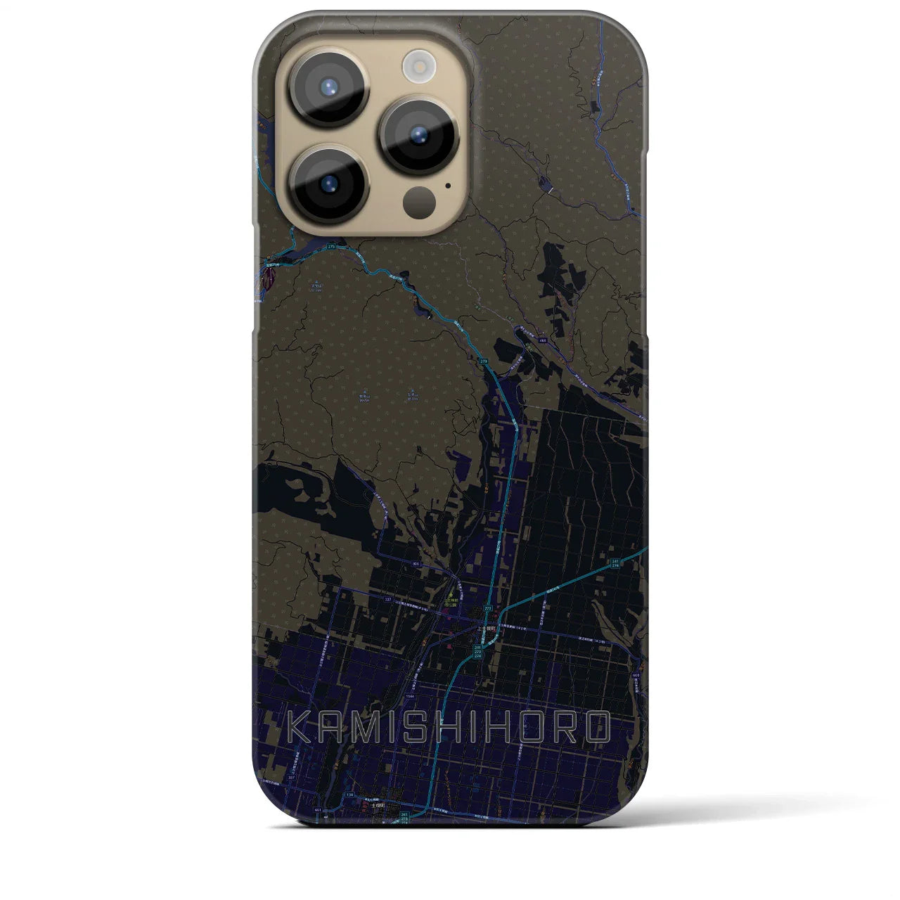 【上士幌(北海道)】地図柄iPhoneケース(バックカバータイプ)